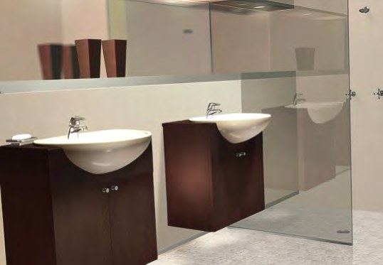 Bathroom visualisation from the Laminex 3D modelling project